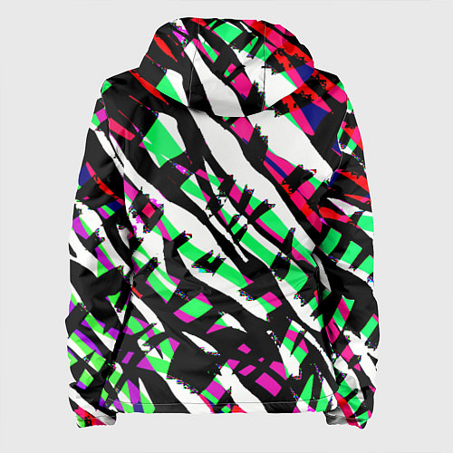 Женская куртка Разноцветная Зебра / 3D-Белый – фото 2