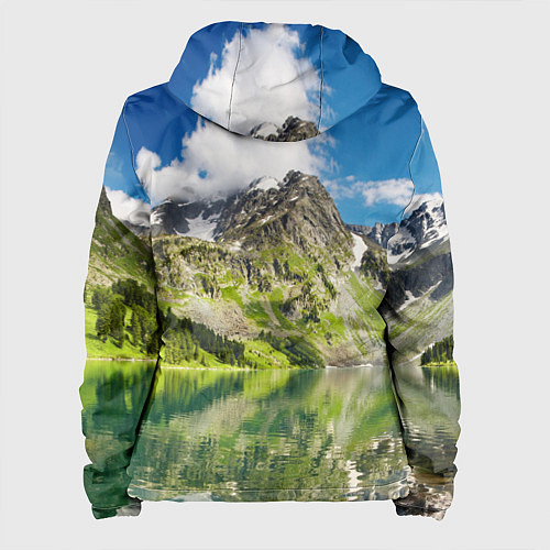 Женская куртка Живописное горное озеро / 3D-Белый – фото 2