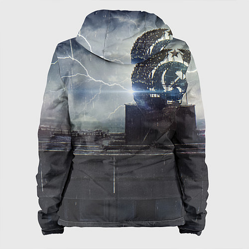 Женская куртка STALKER Герб СССР В Припяти / 3D-Белый – фото 2