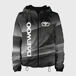 Куртка с капюшоном женская Daewoo - абстракция, цвет: 3D-черный