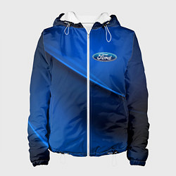 Женская куртка Ford - синяя абстракция