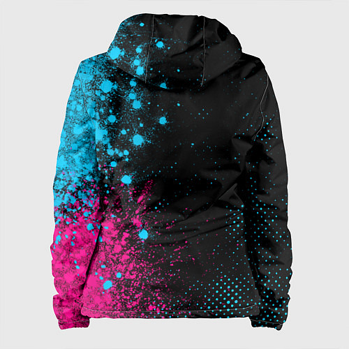 Женская куртка Skillet - neon gradient: по-вертикали / 3D-Черный – фото 2