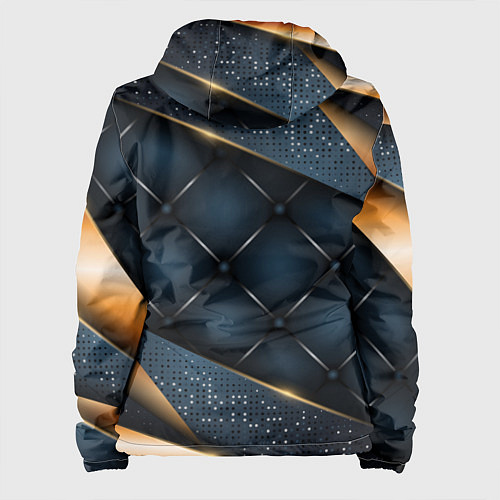 Женская куртка Золотой герб России на объемном фоне / 3D-Белый – фото 2