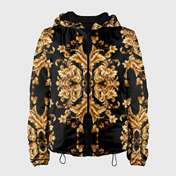 Женская куртка Золотая гжель модные цветы