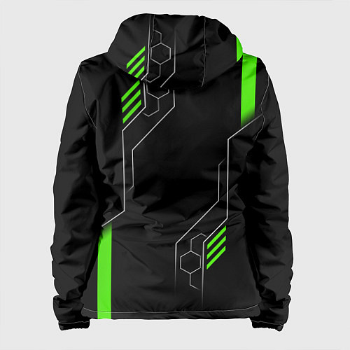 Женская куртка Samurai - Зеленые технологии / 3D-Белый – фото 2