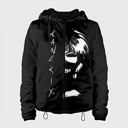 Куртка с капюшоном женская Tokyo Ghoul Kaneki Ken - anime, цвет: 3D-черный