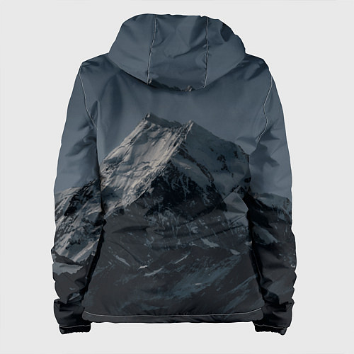 Женская куртка Одинокая ночная гора / 3D-Белый – фото 2