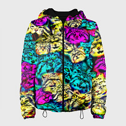 Женская куртка Психоделические манулы