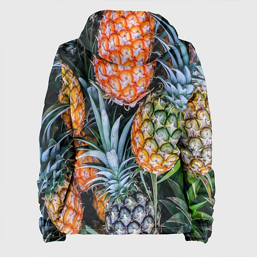 Женская куртка Фон из ананасов / 3D-Белый – фото 2
