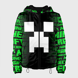 Женская куртка Лицо Крипера - Майнкрафт