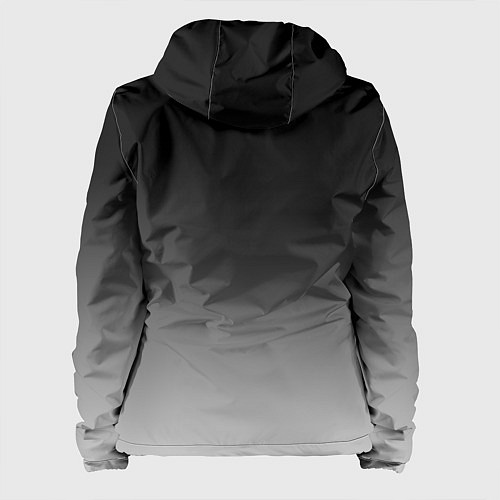 Женская куртка Серый градиент / 3D-Белый – фото 2