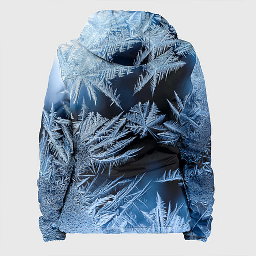 Женская куртка Морозный узор на стекле / 3D-Черный – фото 2