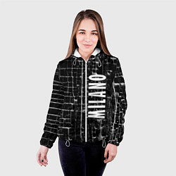 Куртка с капюшоном женская Milano - autumn - winter 2025, цвет: 3D-белый — фото 2