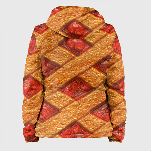 Женская куртка Сладкий вишневый пирог / 3D-Черный – фото 2