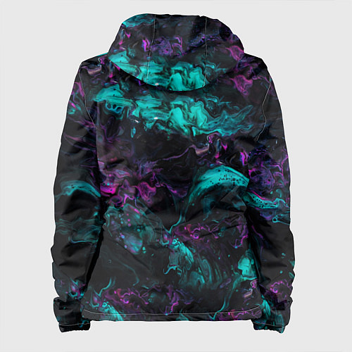 Женская куртка Неоновые Коралы / 3D-Белый – фото 2