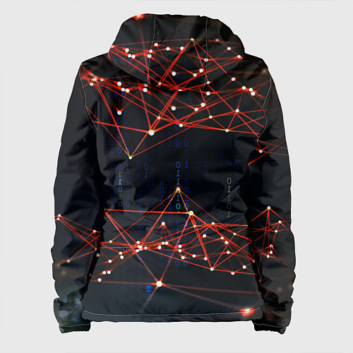 Женская куртка Соединение точек / 3D-Черный – фото 2