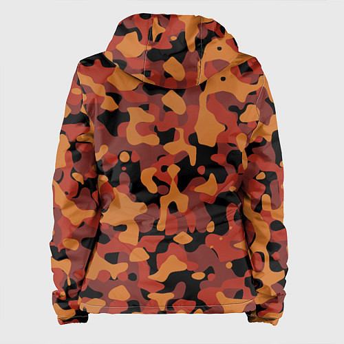 Женская куртка Камуфляж Common Orange / 3D-Белый – фото 2