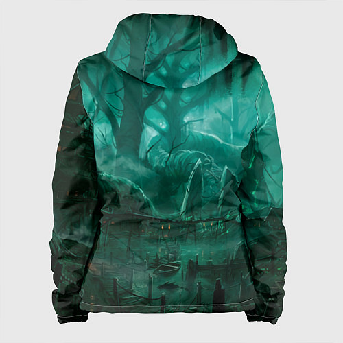 Женская куртка Причал у болота / 3D-Белый – фото 2