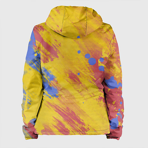 Женская куртка Радужная палитра / 3D-Черный – фото 2