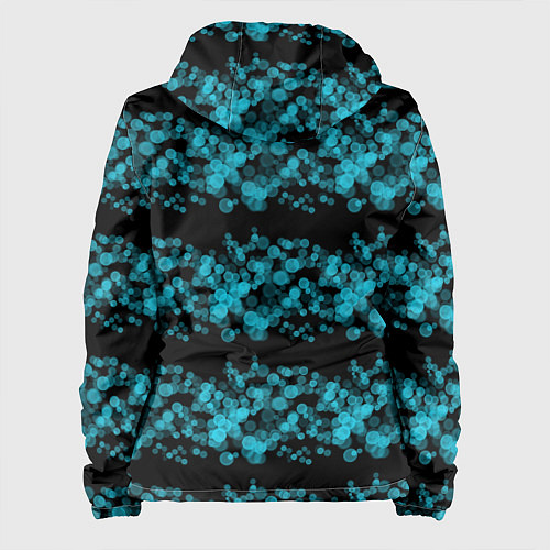 Женская куртка Полосы из кругов / 3D-Белый – фото 2