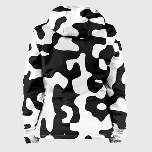 Женская куртка Камуфляж Cowskin крупный / 3D-Белый – фото 2