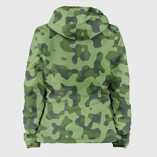 Женская куртка Камуфляж ВСР-93 Флора - Арбуз / 3D-Белый – фото 2