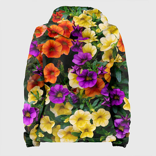 Женская куртка Разноцветная петуния / 3D-Белый – фото 2
