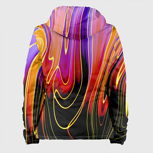 Женская куртка Абстракция сияние / 3D-Белый – фото 2