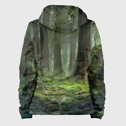 Женская куртка Мудрое Таинственное Дерево / 3D-Черный – фото 2