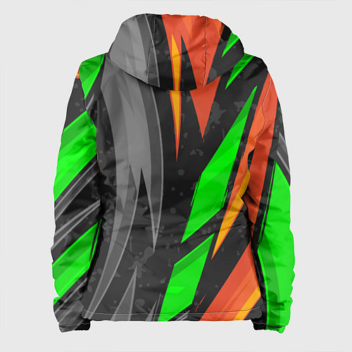 Женская куртка Абстракция / 3D-Черный – фото 2