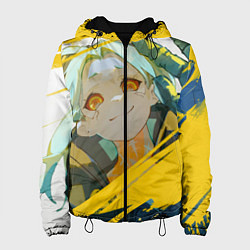 Женская куртка Киберпанк: Бегущие по краю Ребекка