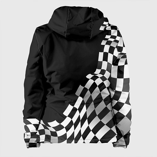 Женская куртка Volkswagen racing flag / 3D-Черный – фото 2