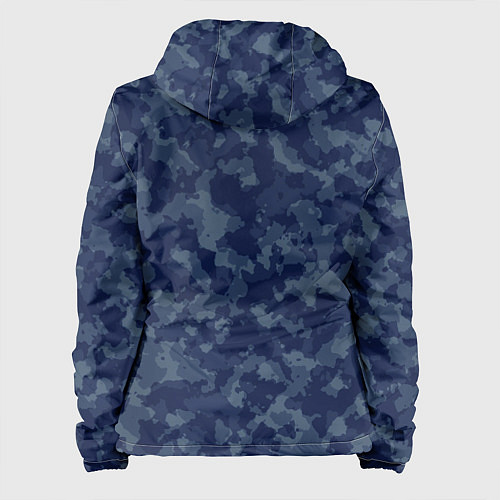 Женская куртка Сизый камуфляж / 3D-Черный – фото 2