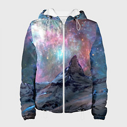 Женская куртка Снежная вершина и бесконечное космическое простран