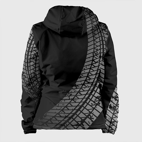 Женская куртка Volkswagen tire tracks / 3D-Черный – фото 2