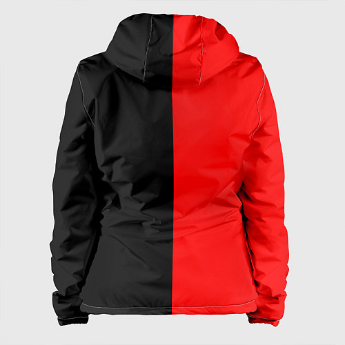 Женская куртка Россия: Черно-красный / 3D-Черный – фото 2