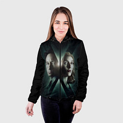 Куртка с капюшоном женская X - Files, цвет: 3D-черный — фото 2