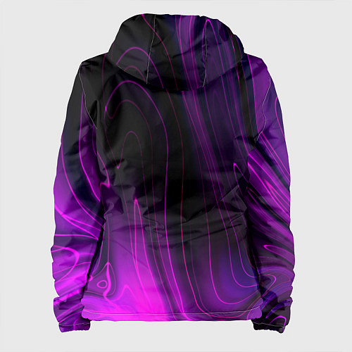 Женская куртка Slipknot violet plasma / 3D-Черный – фото 2