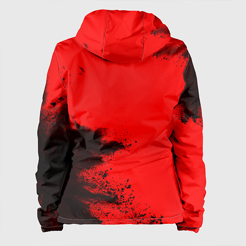 Женская куртка 2023 Кролик в рамочке: надпись, символ / 3D-Черный – фото 2