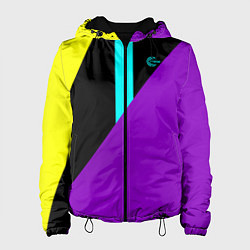 Куртка с капюшоном женская FIRM прямиком из 80х, цвет: 3D-черный