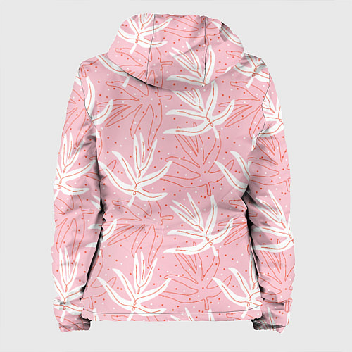 Женская куртка Листья экзотические скетч / 3D-Черный – фото 2