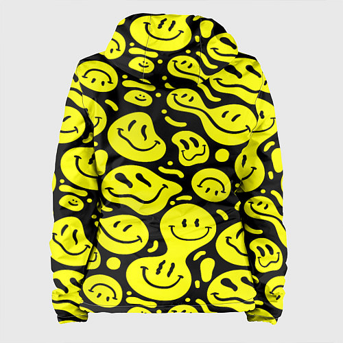 Женская куртка Кислотный желтый смайлик / 3D-Белый – фото 2