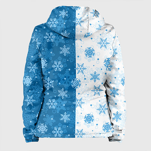 Женская куртка Красивые снежинки / 3D-Белый – фото 2