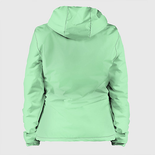 Женская куртка Мятный радуга / 3D-Белый – фото 2