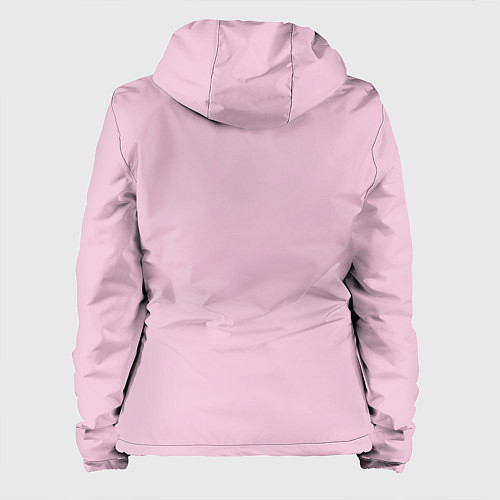 Женская куртка Розовый радуга / 3D-Белый – фото 2