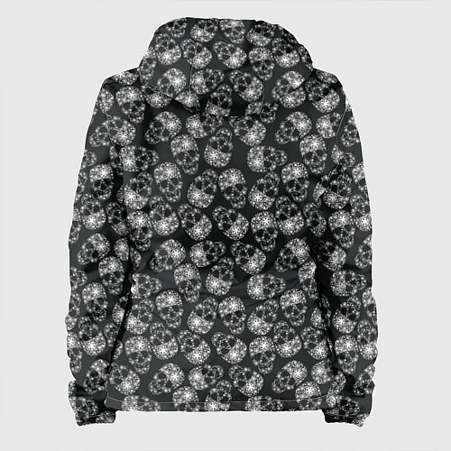 Женская куртка Черепа со звёздами / 3D-Белый – фото 2