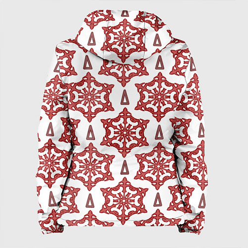 Женская куртка Треугольник и круглый орнамент / 3D-Черный – фото 2