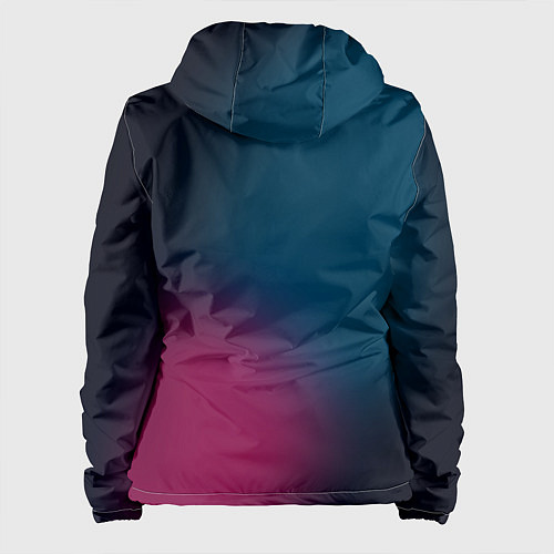 Женская куртка Цветы и музыкальная нота / 3D-Белый – фото 2