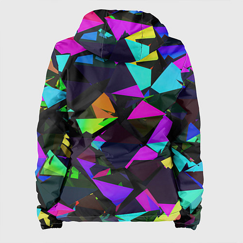 Женская куртка Shapes triangle geometry / 3D-Черный – фото 2