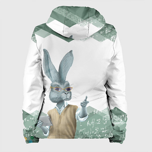 Женская куртка Легенда про экзамен / 3D-Белый – фото 2